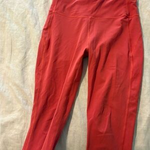 Vuori Red High-Rise Leggings
